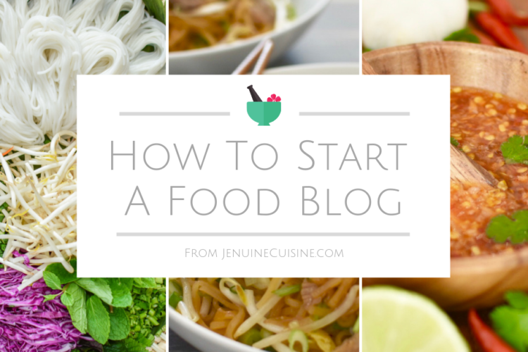 How to start a food blog